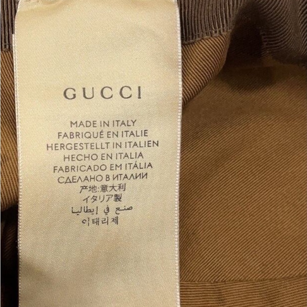 Authentic Gucci Brown Monogram Hat - image 6